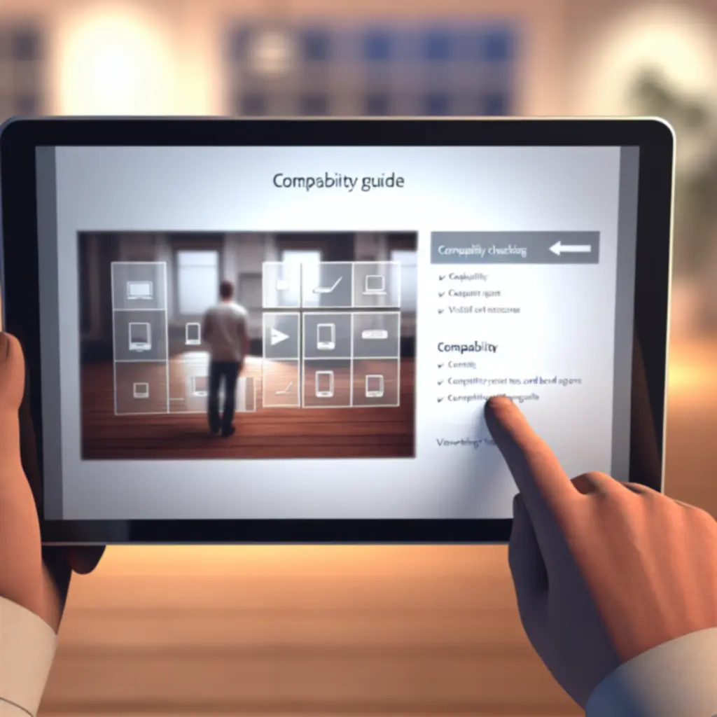 Ilustracja procesu krok po kroku korzystania z narzędzia kompatybilności Smart Hub PL