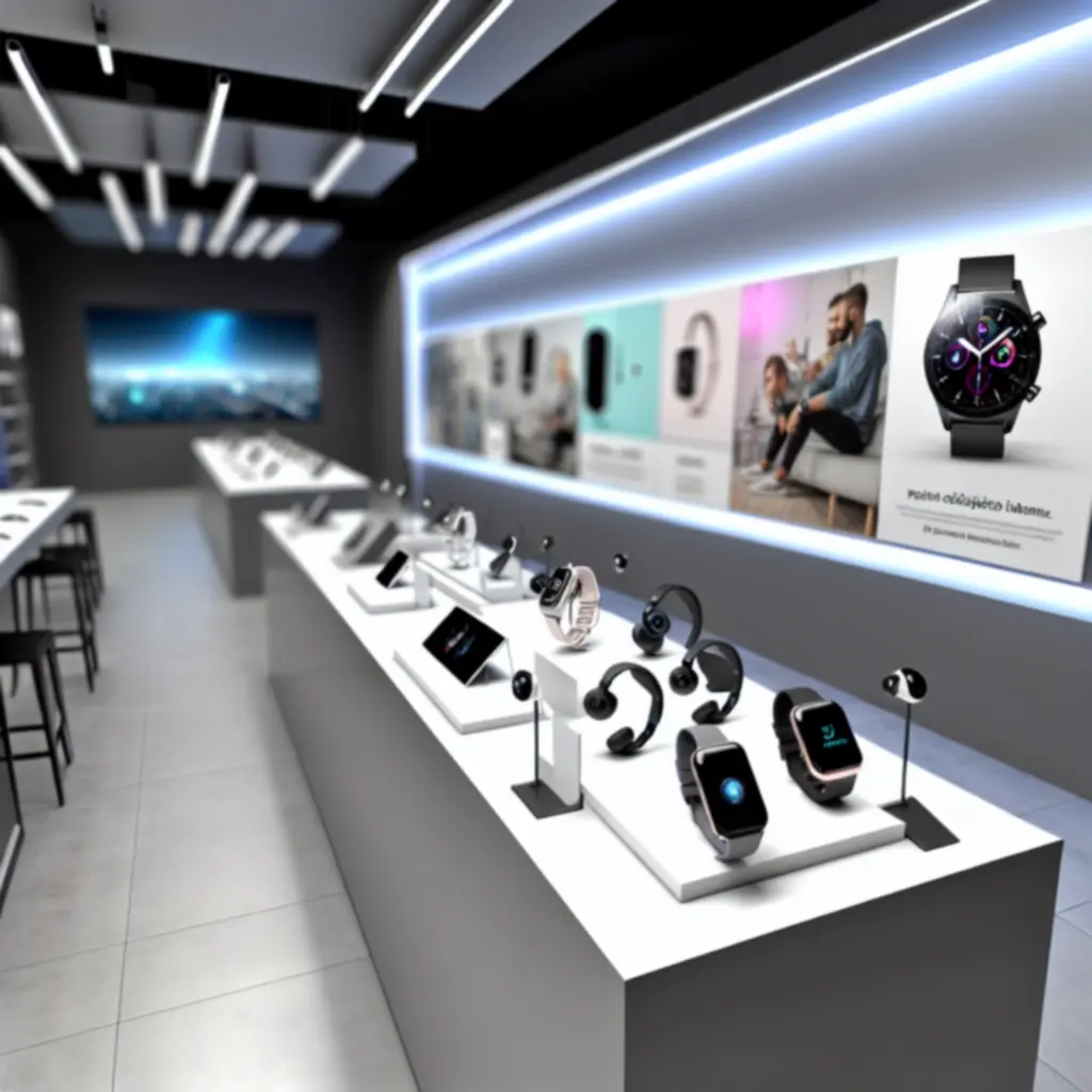 Nowoczesna prezentacja inteligentnych urządzeń i wearables