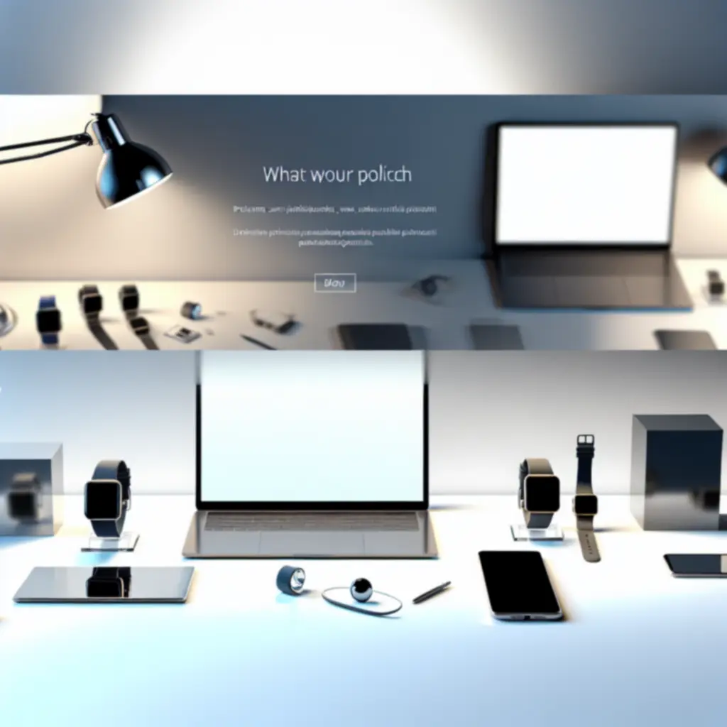 Nowoczesne urządzenia elektroniczne prezentowane w minimalistycznej aranżacji